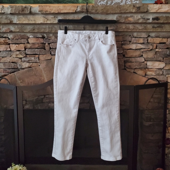Tommy Hilfiger White Modern Crop Jeans - Picture 1 of 9